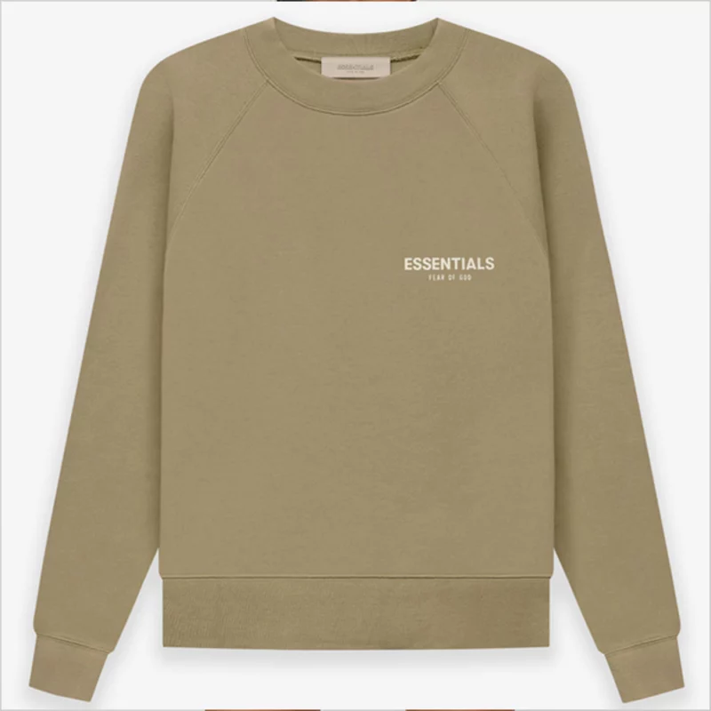 Essentials Fear of God Crewneck Sweatshirt – Brown