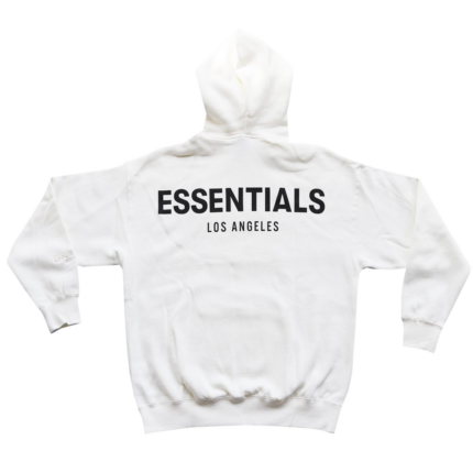 Fear Of God Essentials Los Angeles 3M Pullover Hoodie White