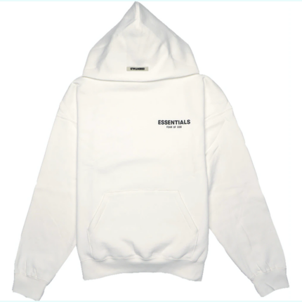 Fear of God Essentials Photo Pullover White Hoodie (FW19)